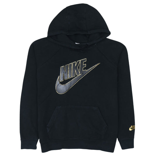 Womens UK Size M Nike Black Pullover Hoodie