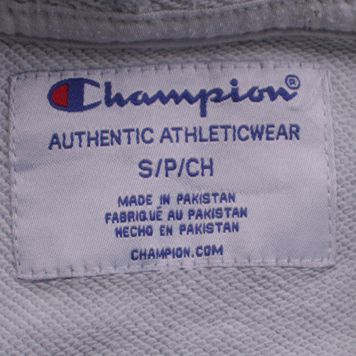 Womens UK Size S Champion Blue Pullover Hoodie
