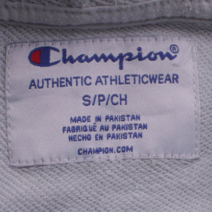 Womens UK Size S Champion Blue Pullover Hoodie