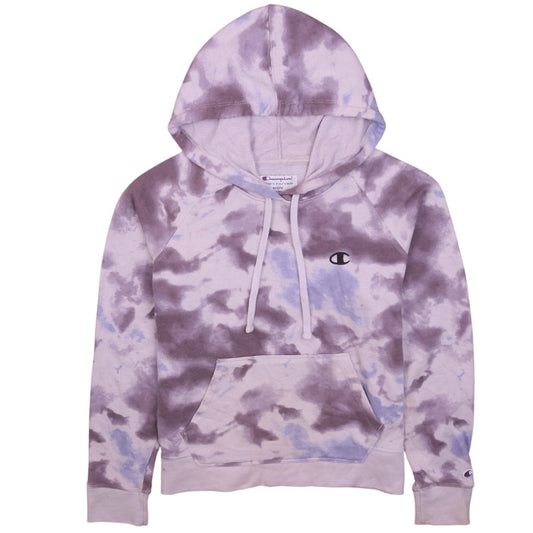 Womens UK Size M Champion Purple Pullover Hoodie