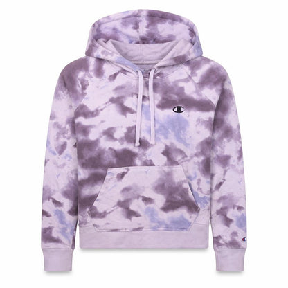 Womens UK Size M Champion Purple Pullover Hoodie