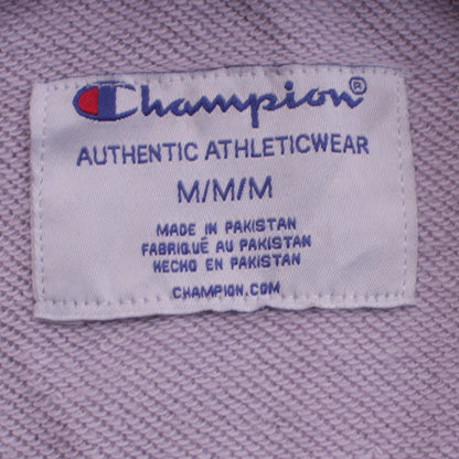 Womens UK Size M Champion Purple Pullover Hoodie