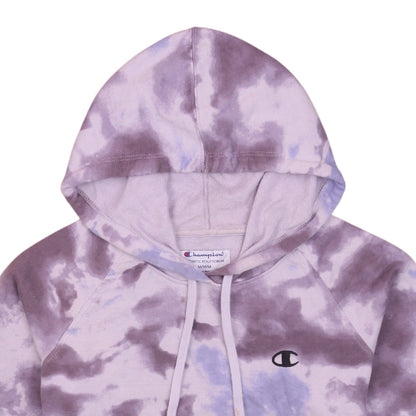Womens UK Size M Champion Purple Pullover Hoodie