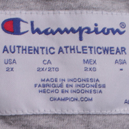 Womens UK Size 2XL Champion Grey Pullover Sweatshirt