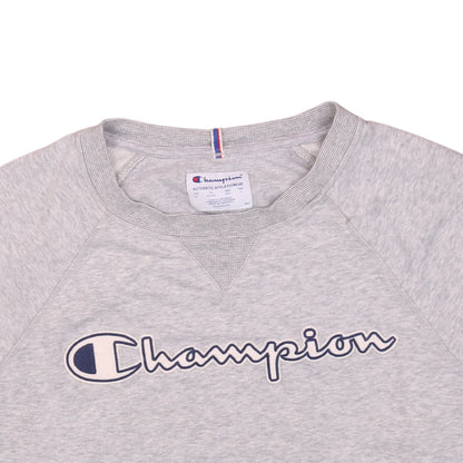 Womens UK Size 2XL Champion Grey Pullover Sweatshirt
