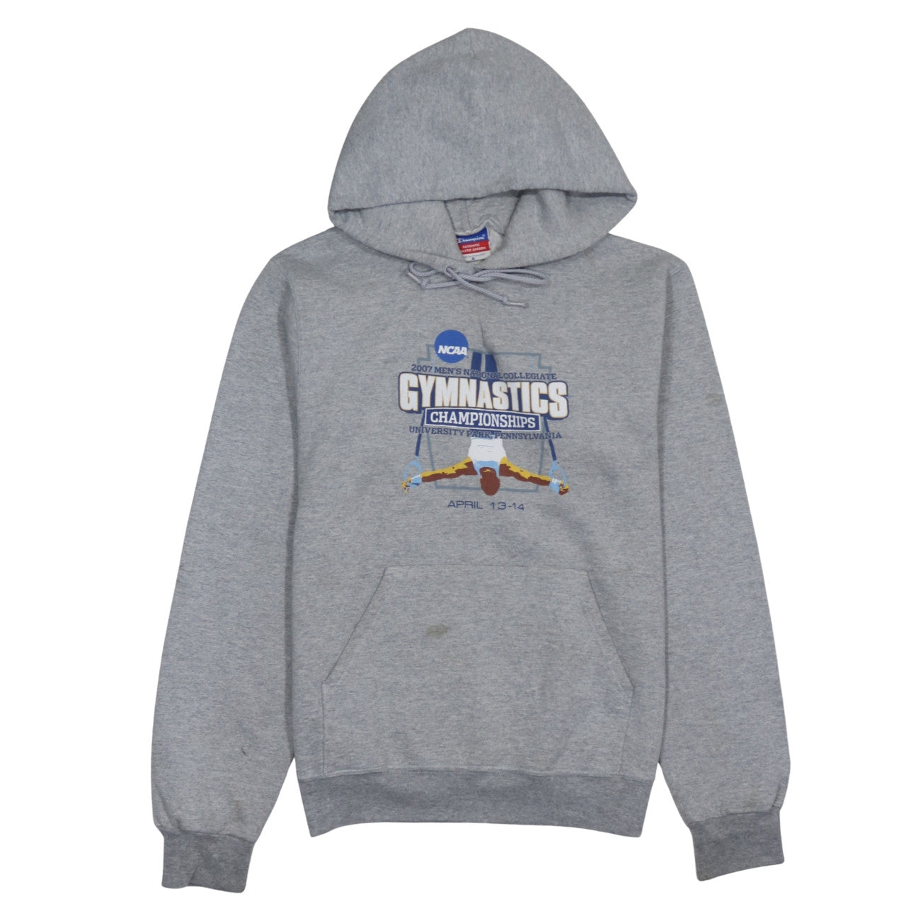 Mens UK Size S Champion Grey Pullover Hoodie