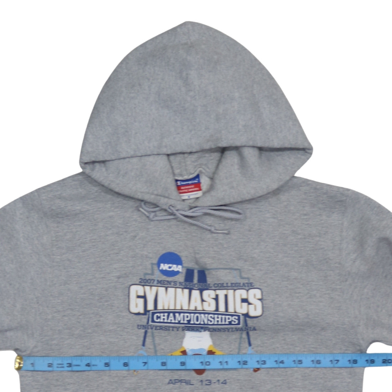 Mens UK Size S Champion Grey Pullover Hoodie