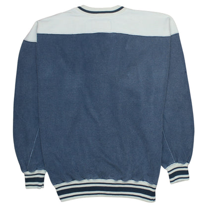 Mens UK Size M Avirex Blue Pullover Sweatshirt
