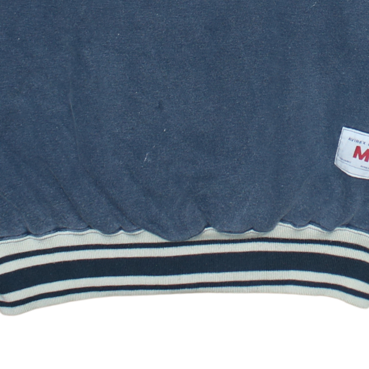Mens UK Size M Avirex Blue Pullover Sweatshirt