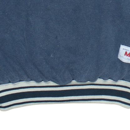 Mens UK Size M Avirex Blue Pullover Sweatshirt