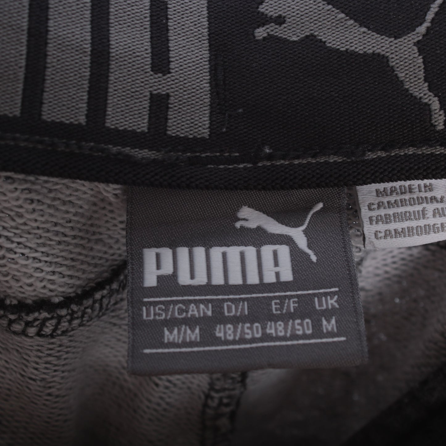 Mens UK Size M PUMA Regular Fit Sweatpants Grey Trousers