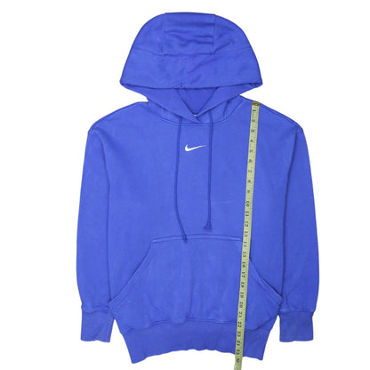 Womens UK Size XS Nike Blue Pullover Hoodie