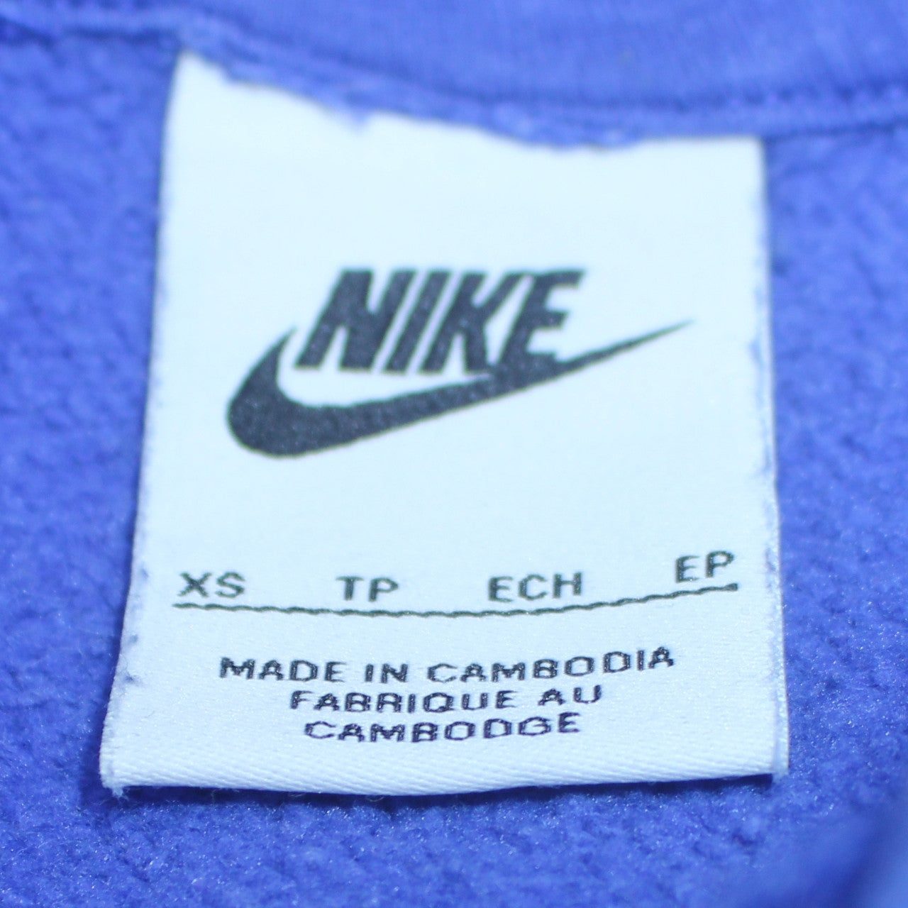 Womens UK Size XS Nike Blue Pullover Hoodie