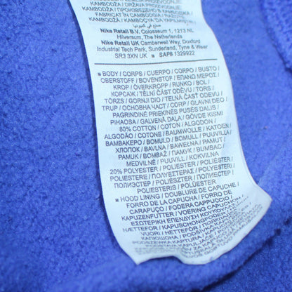 Womens UK Size XS Nike Blue Pullover Hoodie
