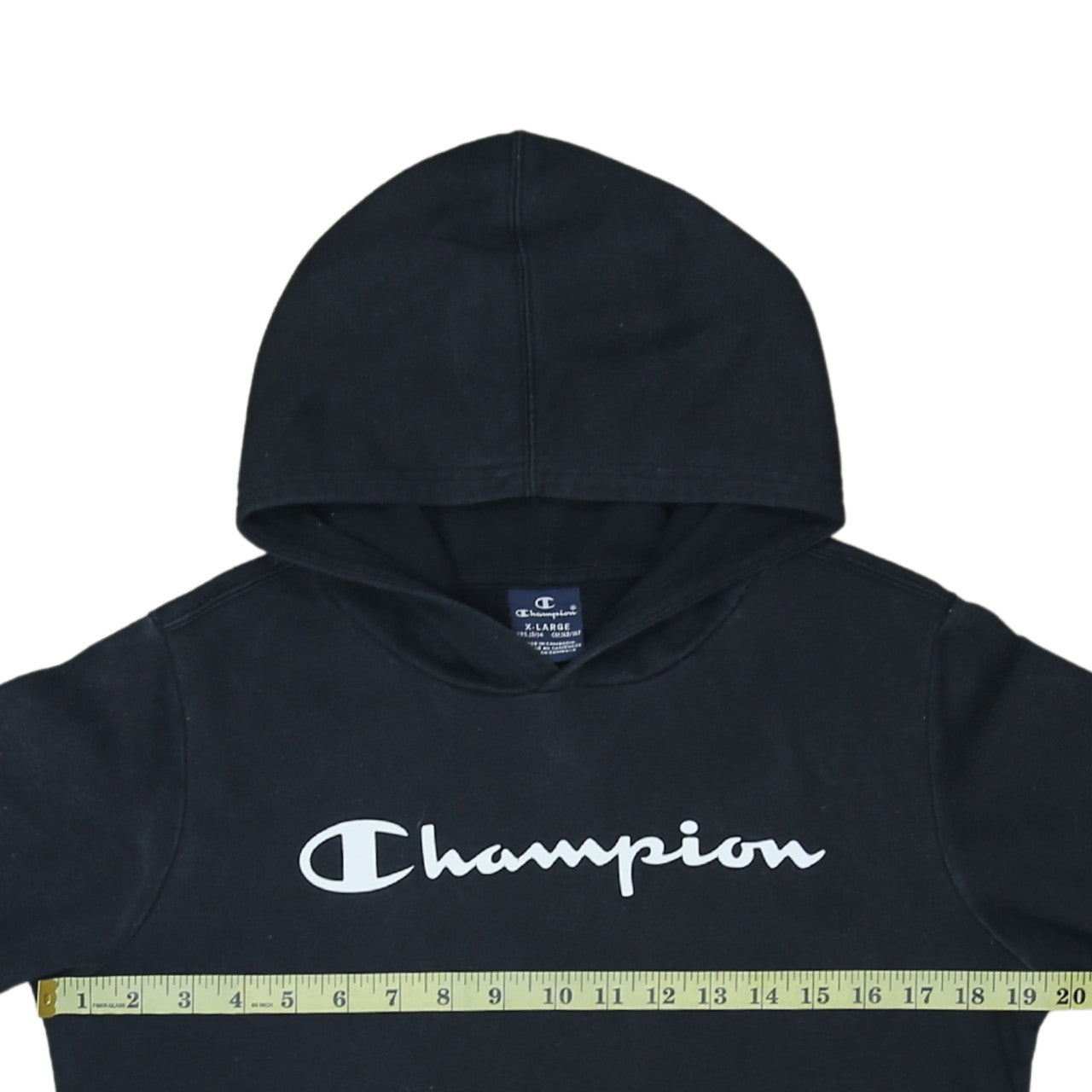 Boys UK Size 13-14 Years Champion Black Pullover Hoodie