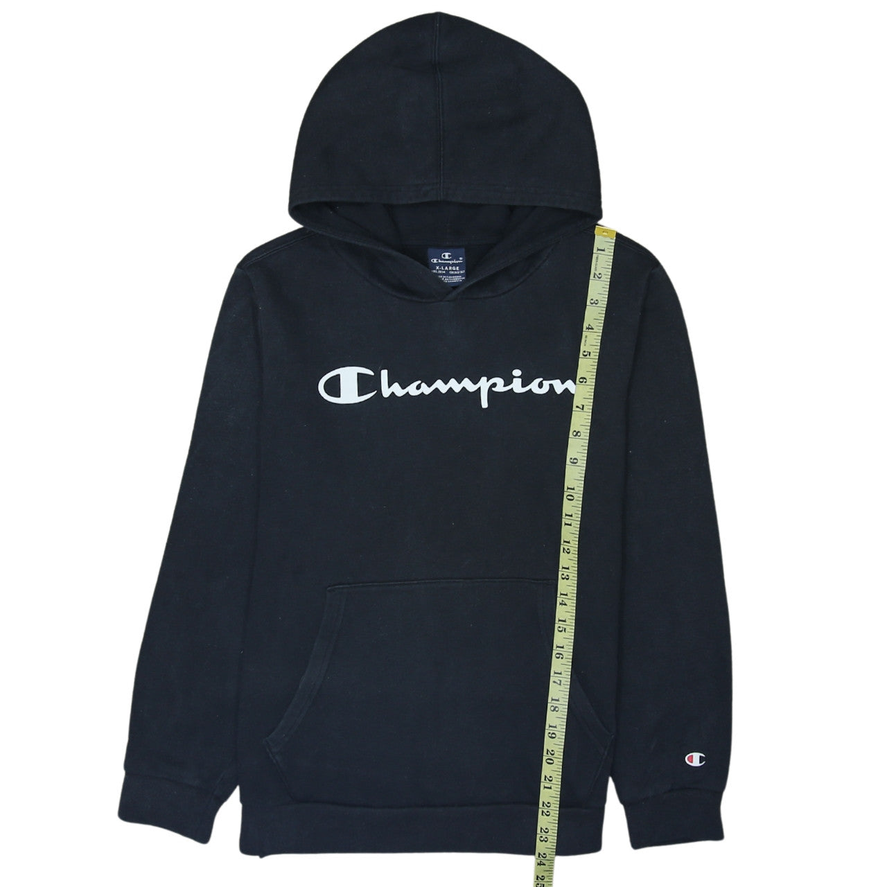 Boys UK Size 13-14 Years Champion Black Pullover Hoodie