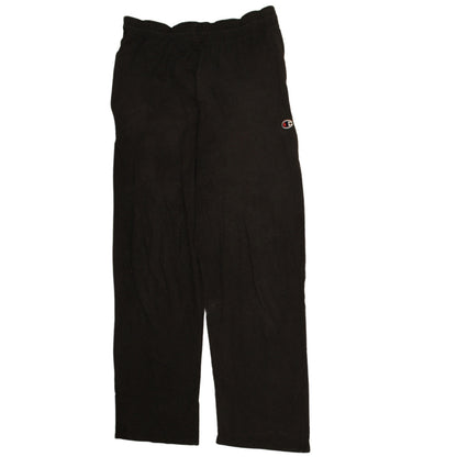 Mens UK Size S Champion Regular Fit Sweatpants Black Trousers
