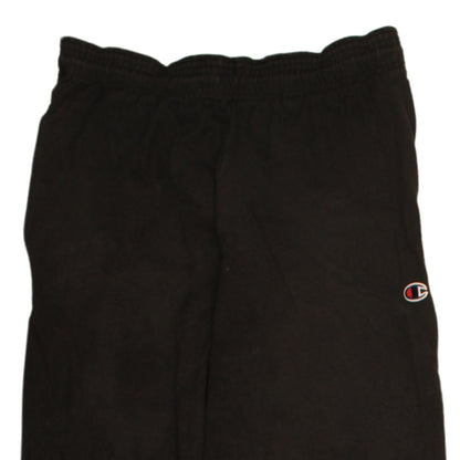 Mens UK Size S Champion Regular Fit Sweatpants Black Trousers