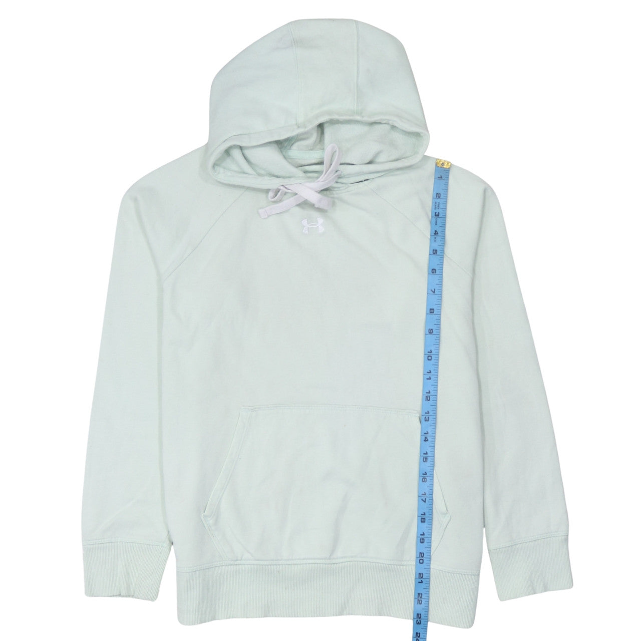 Womens UK Size M Under armour Green Pullover Hoodie