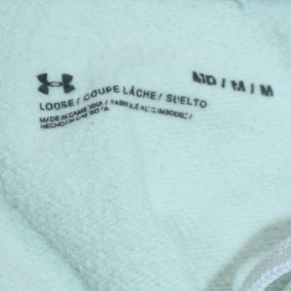 Womens UK Size M Under armour Green Pullover Hoodie
