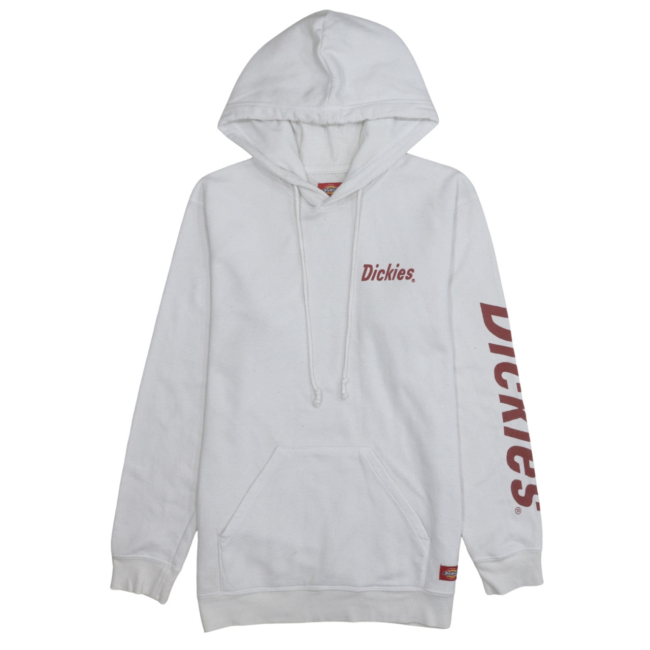 Mens UK Size L Dickies White Pullover Hoodie