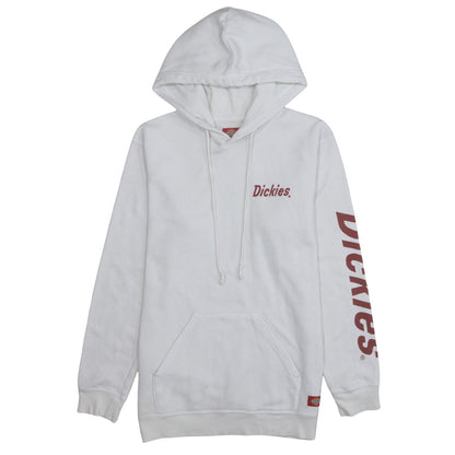 Mens UK Size L Dickies White Pullover Hoodie