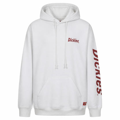 Mens UK Size L Dickies White Pullover Hoodie