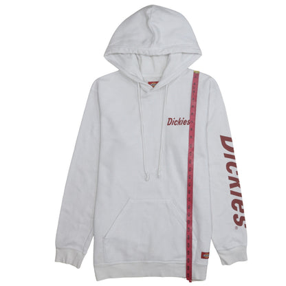 Mens UK Size L Dickies White Pullover Hoodie
