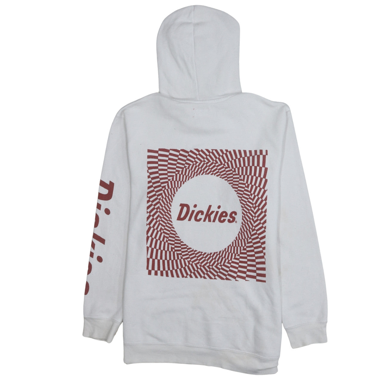 Mens UK Size L Dickies White Pullover Hoodie