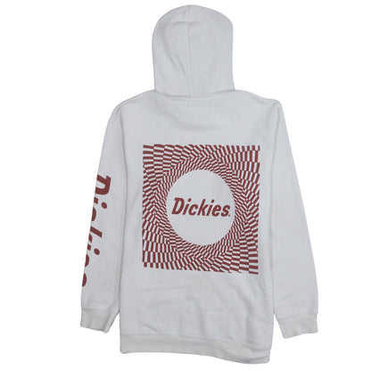 Mens UK Size L Dickies White Pullover Hoodie