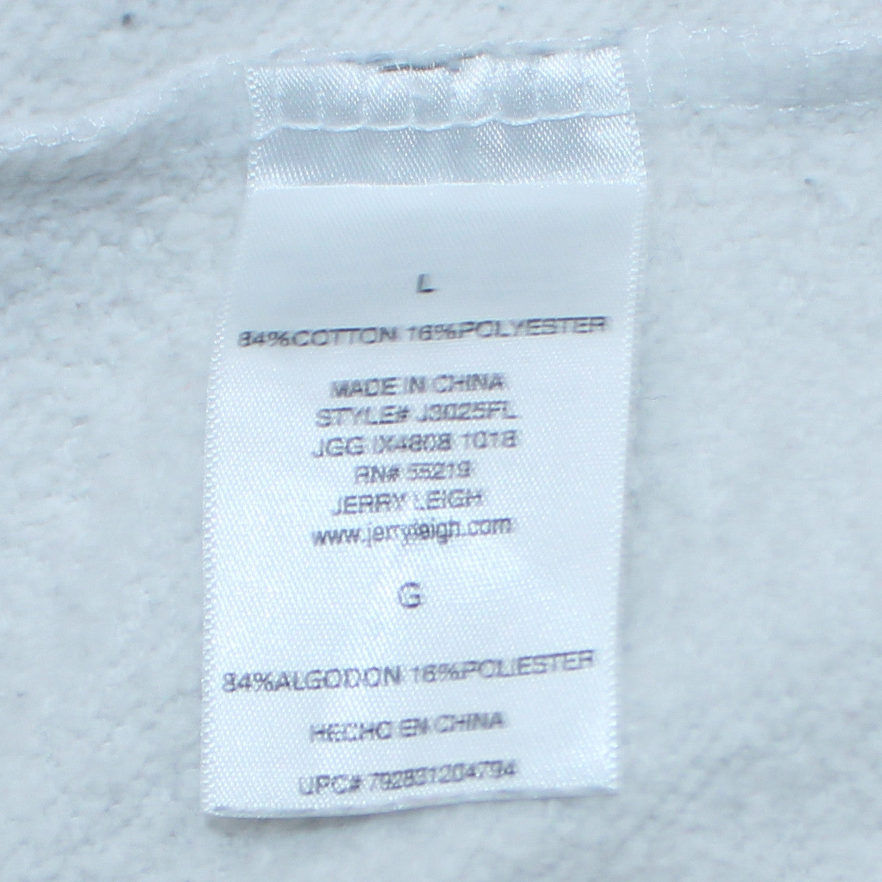 Mens UK Size L Dickies White Pullover Hoodie