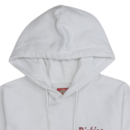 Mens UK Size L Dickies White Pullover Hoodie
