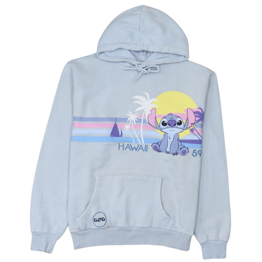 Womens UK Size L Disney Blue Pullover Hoodie