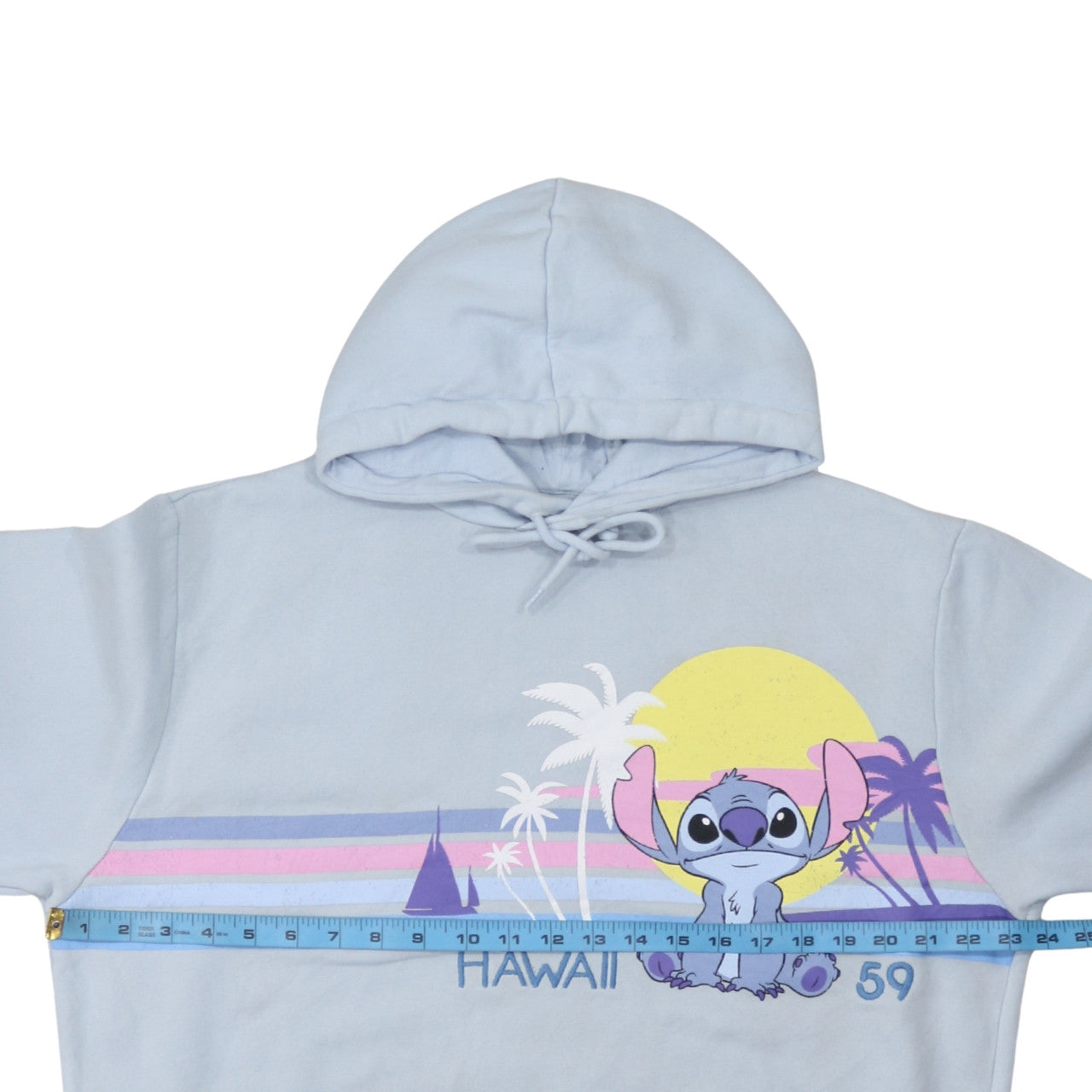 Womens UK Size L Disney Blue Pullover Hoodie