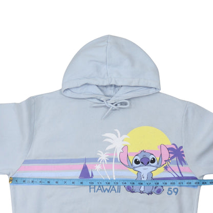 Womens UK Size L Disney Blue Pullover Hoodie