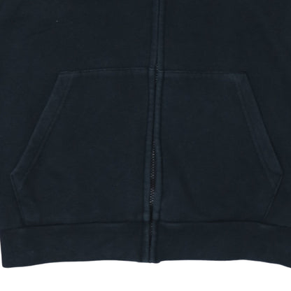 Womens UK Size XL Converse Black Full Zip Hoodie
