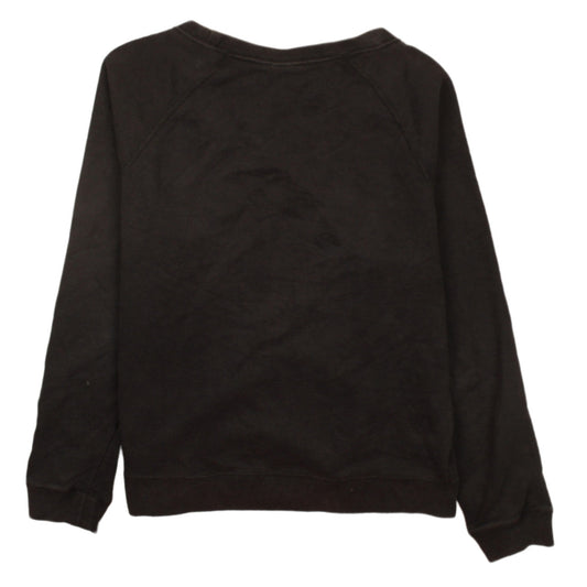 Womens UK Size M Nike Black Pullover Sweatshirt