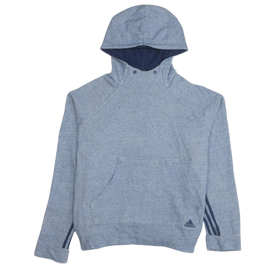 Womens UK Size XL adidas Blue Pullover Hoodie