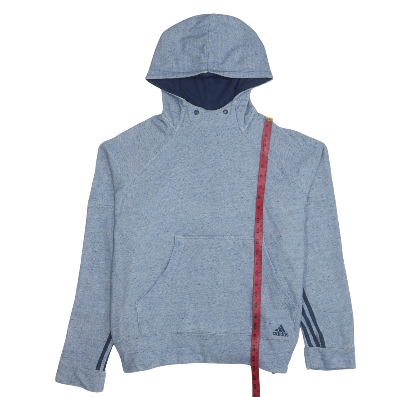 Womens UK Size XL adidas Blue Pullover Hoodie