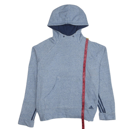 Womens UK Size XL adidas Blue Pullover Hoodie