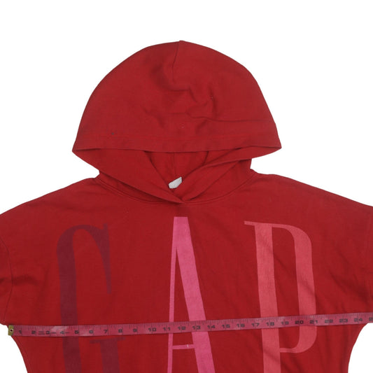 Womens UK Size S Gap Red Pullover Hoodie