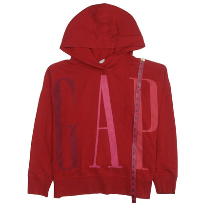 Womens UK Size S Gap Red Pullover Hoodie