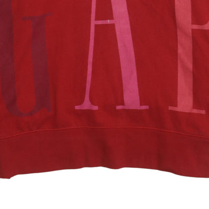 Womens UK Size S Gap Red Pullover Hoodie