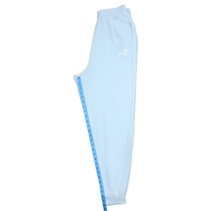 Womens UK Size M PUMA Regular Fit Sweatpants Blue Trousers