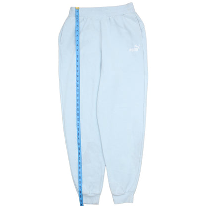 Womens UK Size M PUMA Regular Fit Sweatpants Blue Trousers