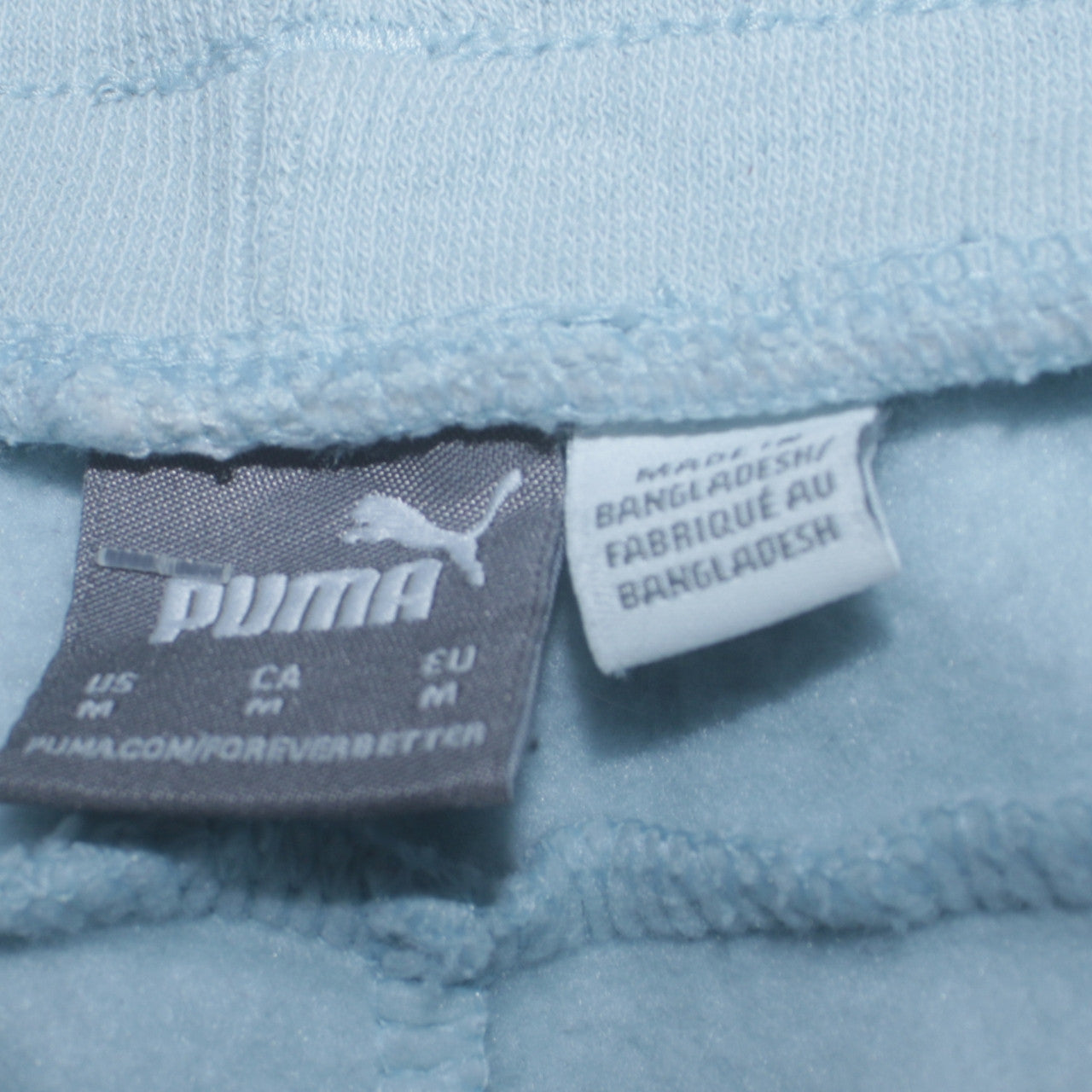 Womens UK Size M PUMA Regular Fit Sweatpants Blue Trousers