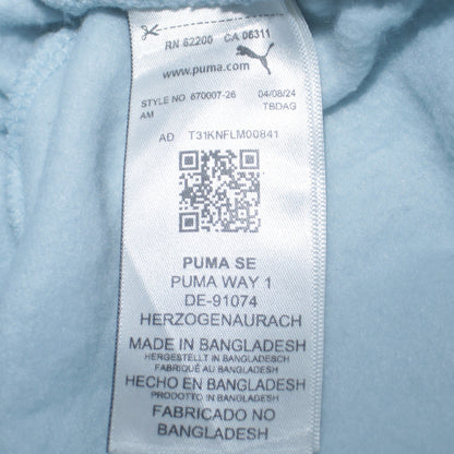 Womens UK Size M PUMA Regular Fit Sweatpants Blue Trousers