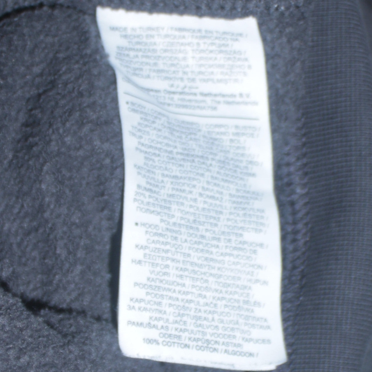 Mens UK Size S Nike Black Pullover Hoodie