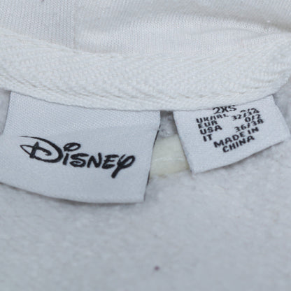 Womens UK Size 2XS Primark White Pullover Hoodie