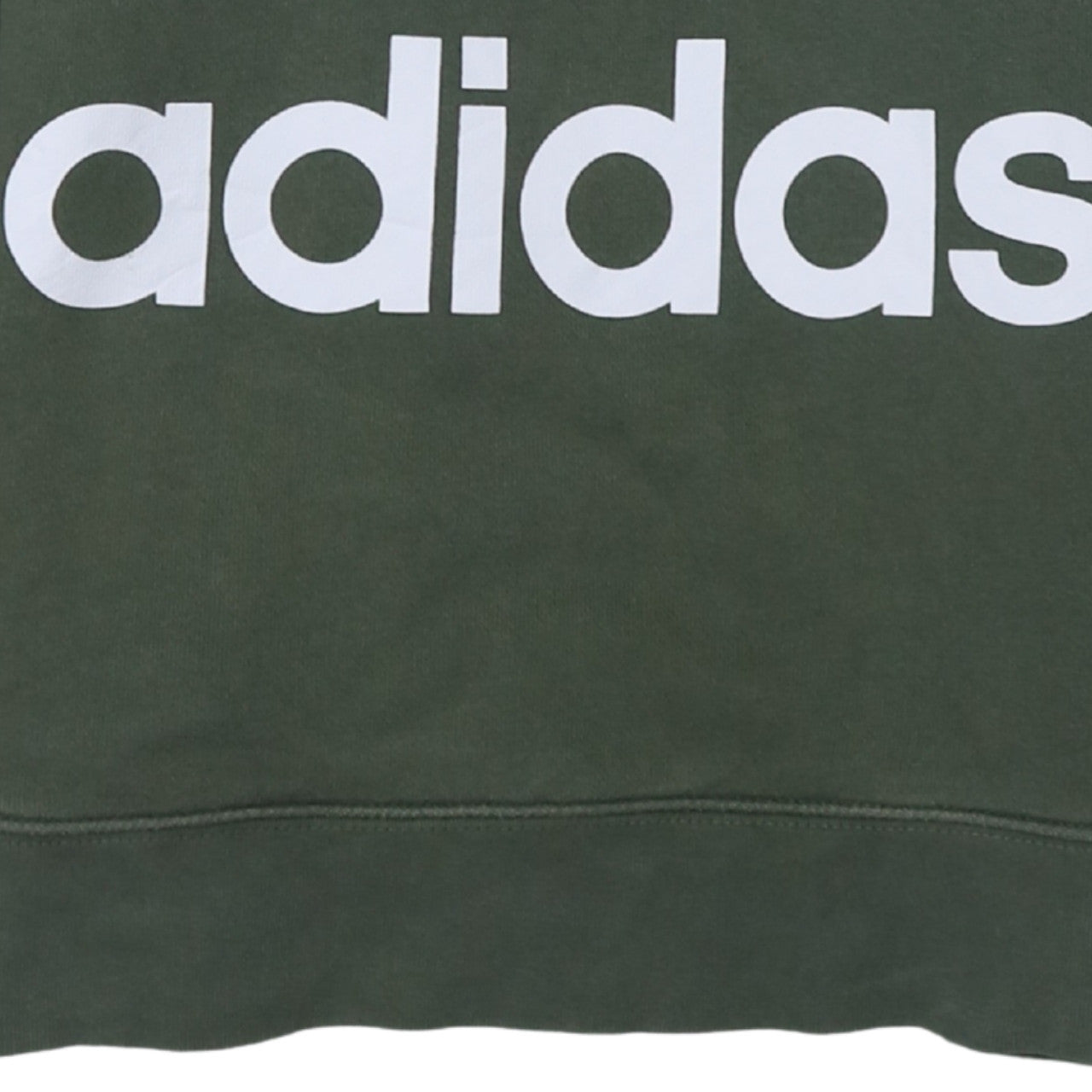 Womens UK Size 10 adidas Green Pullover Hoodie